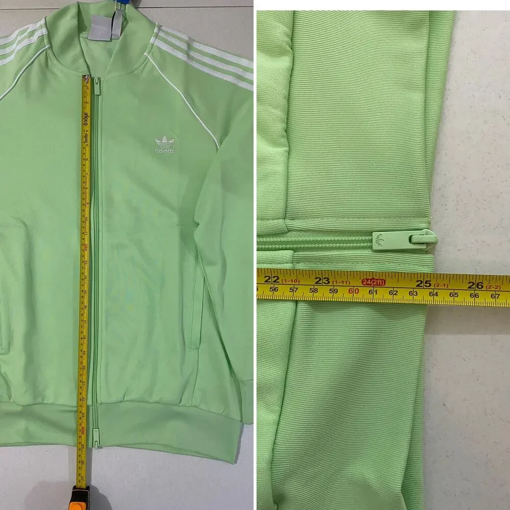 Adidas Originals Classics Superstar Tracksuit Semi Green Spark White Size XL